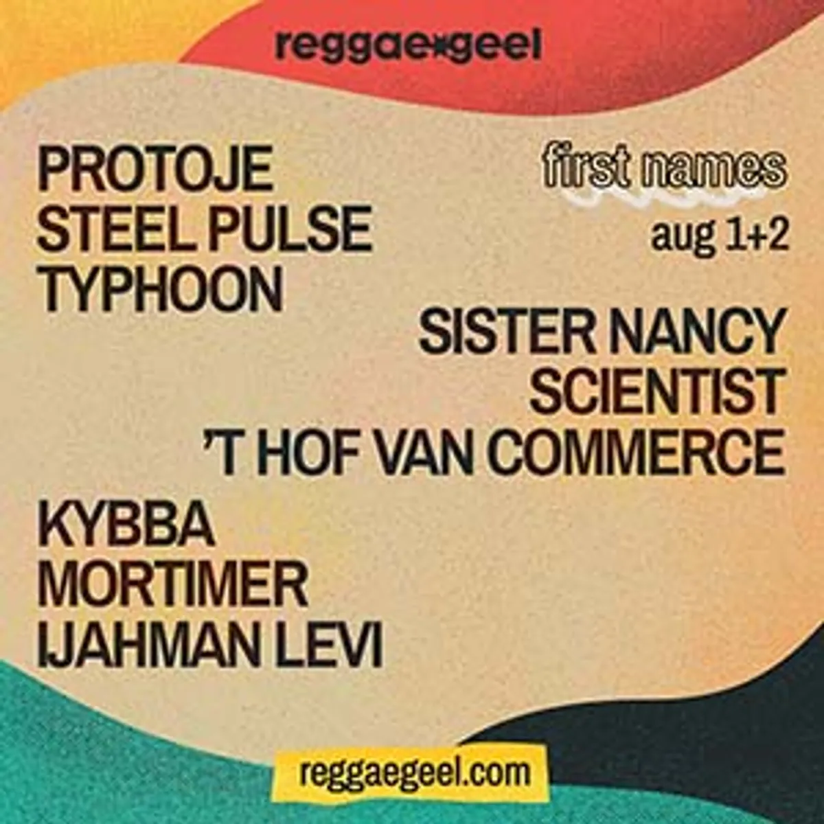 'Bam Bam': Reggae Geel lost een "heavy load" eerste namen!