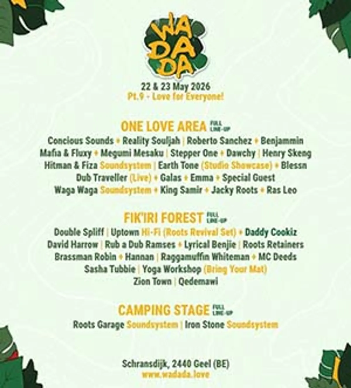 Wadada Festival 2026 slaat ticketverkooprecord aan diggelen!