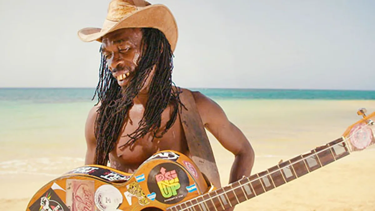 Brushy One String: "I grew up on blues and reggae, so I fused the two and created my own thing!"