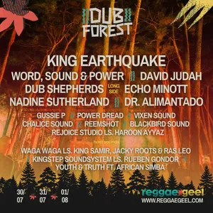 Reggae Geel 2026 kiest voor solide en vertrouwd recept in het Dub Forest