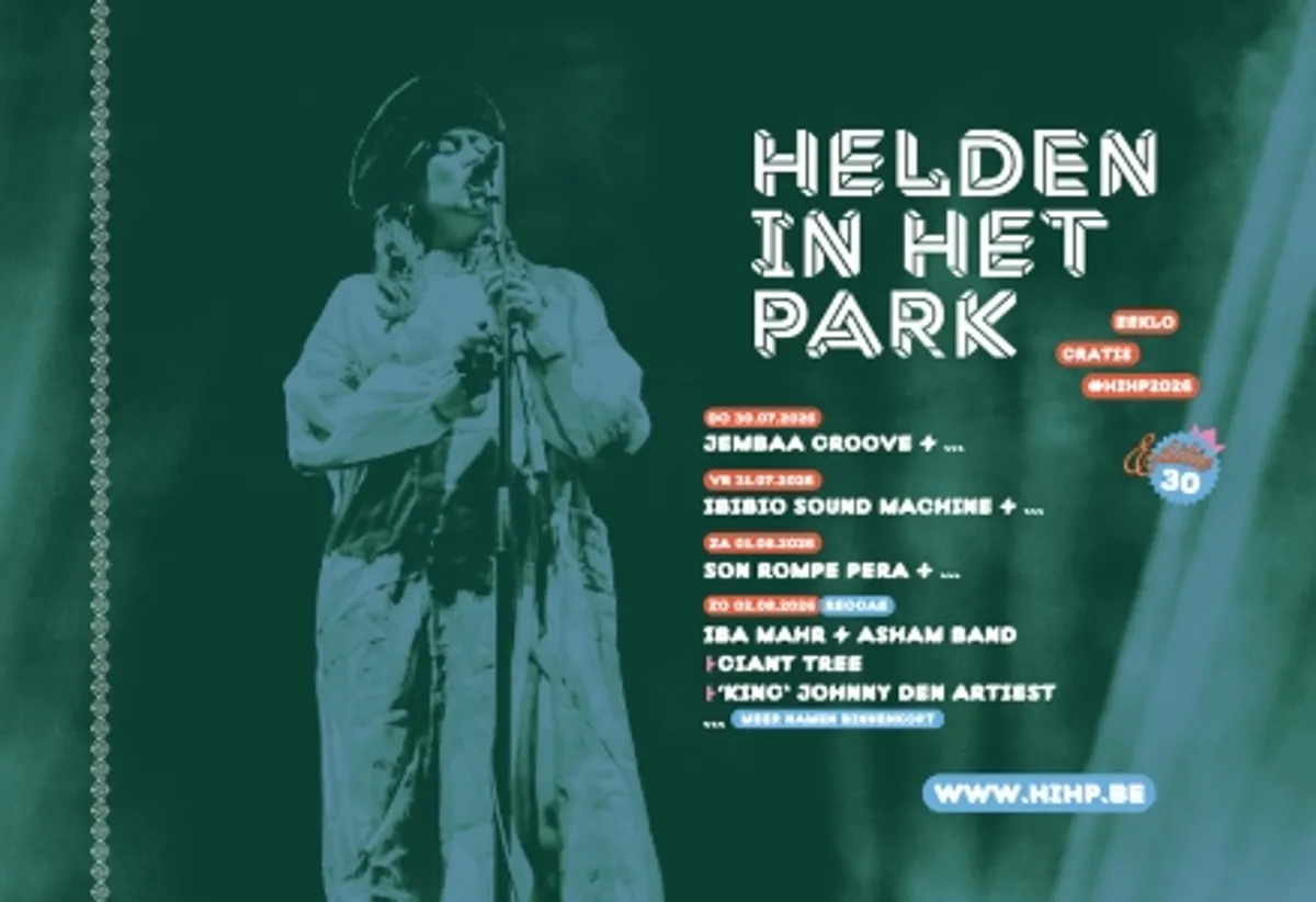 Helden in het Park viert zijn dertigste verjaardag met een feestweekend en reggae op zondag!