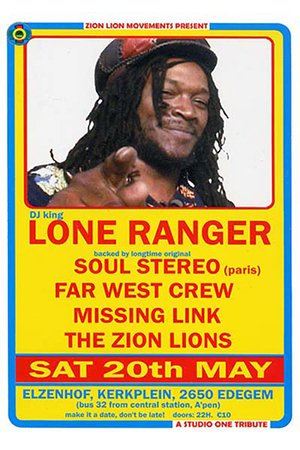 Dance have fi cork: Lone Ranger & Soul Stereo @ Elzenhof Edegem