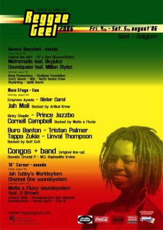 Reggae Geel 2006: dromen in groen, geel en rood